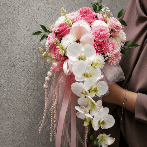 Blush Orchid Cascade