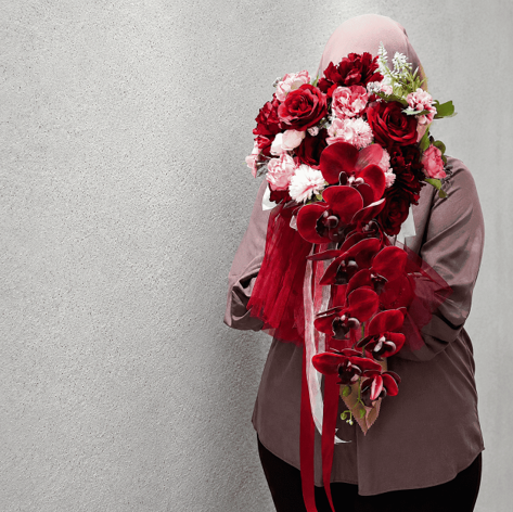 Crimson Romance Bouquet