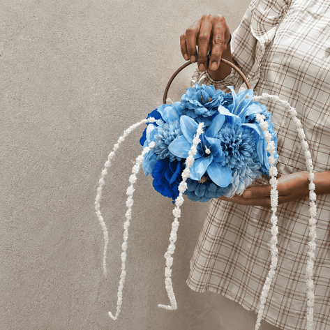 Blue Serenity Basket