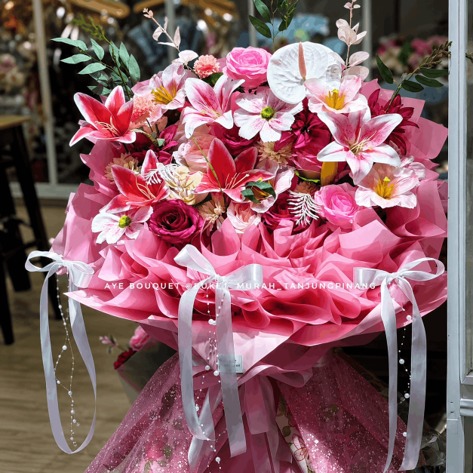 Pink Royal Bloom Bouquet